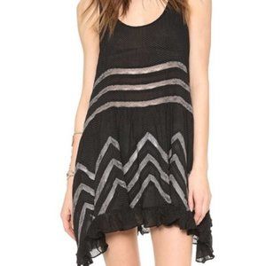 Intimately Free People Voile & Lace Trapeze slip dress